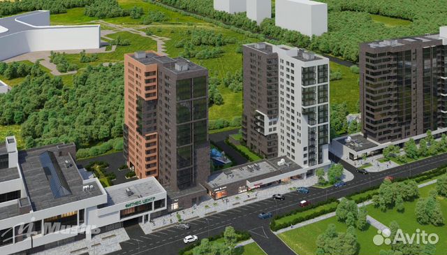 1-к квартира, 34.6 м², 9/17 эт.