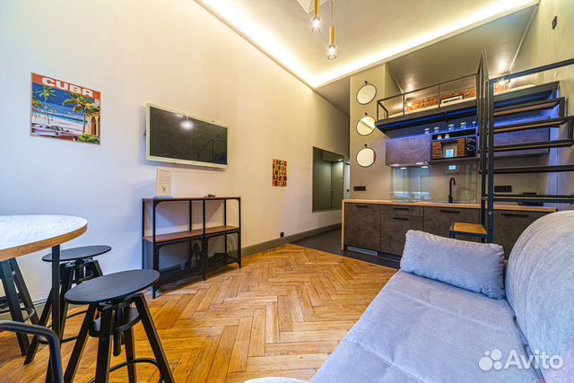 

Квартира-студия, 30 м², 2 кровати