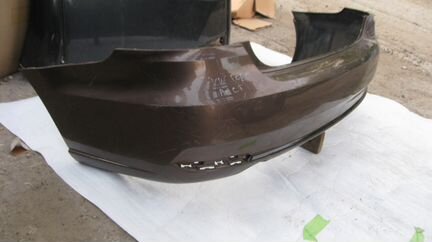 Бампер задний Фольксваген Поло рестайлинг