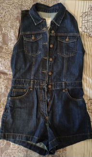 Джинсовый комбинезон женский Pull and Bear
