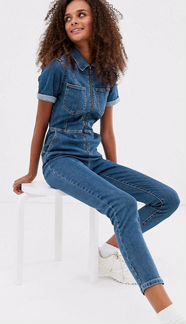 Джинсовый комбинезон ASOS design