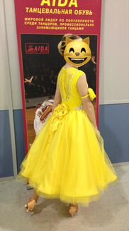 Спортивно-бальное платье (стандарт) + подарок трен