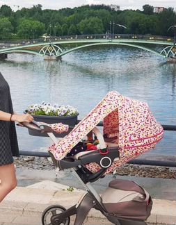 Летний кит stokke xplory summer kit pink pixel