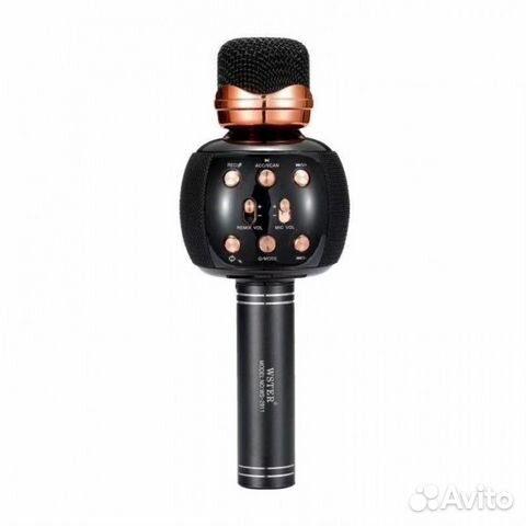 Беспроводной караоке микрофон WS-2911 Черный