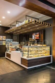 Витрина для пекарни, кафе, бара и магазина