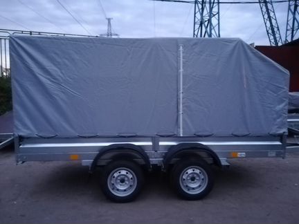 Прицеп легковой 2-х осный, 3,5х1,5 с тентом аэро