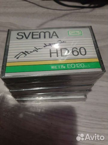 Аудиокассеты svema hd 60 (5шт)