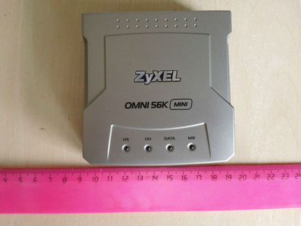 Модем Zyxel omni 56k mini ee