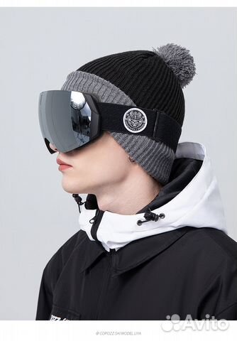 Горнолыжные очки Двойная линза Желтые Зеркало