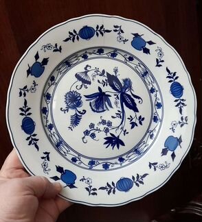 Тарелки 4 штуки кобальт, цена за штуку