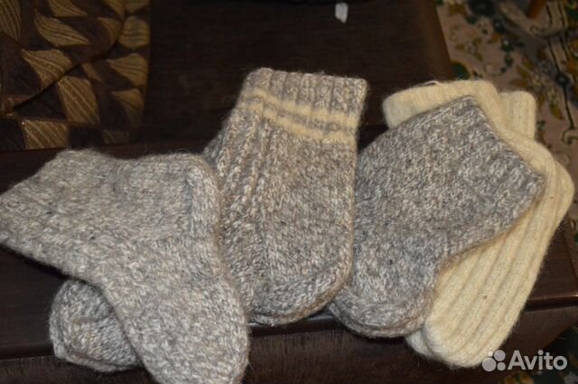 Носки из овечьей шерсти