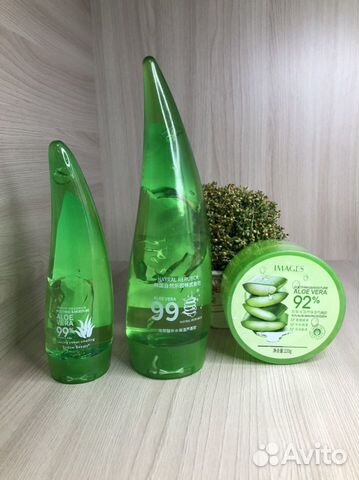 Успокаивающий гель с 99 органическим алоэ