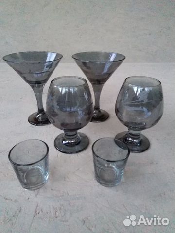 Набор фужеров и рюмок из 18 предметов
