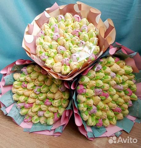 Букет из домашнего зефира