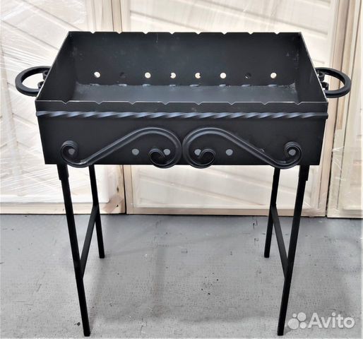 Мангал усиленный с элементами ковки Артикул А-6
