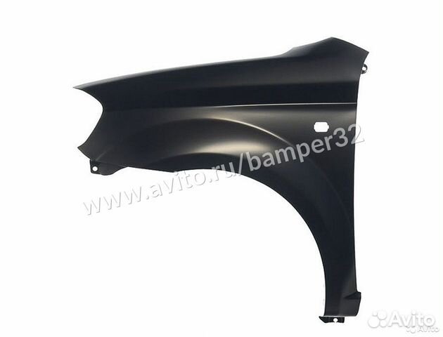 Крыло переднее левое шевроле авео T250