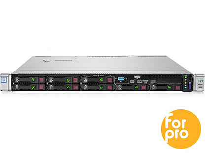 Сервер HP DL360 Gen9 8SFF 2xE5-2650v4 384GB/P440ar