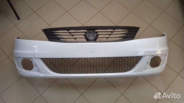Бампер передний Renault Logan Фаза 2 в цвет