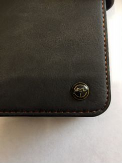 Чехол книжка на iPhone 6 +/6S+ (7+/7S+), нат. кожа