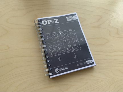 Учебник Teenage Engineering OP-Z Notebook