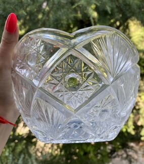 Салатник хрустальный СССР