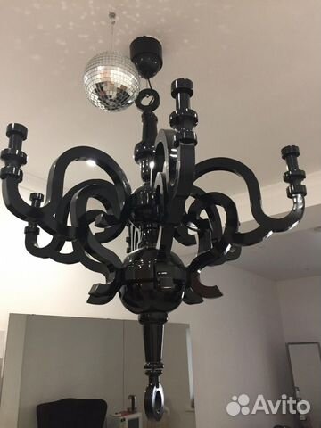 Люстра потолочная италия бу