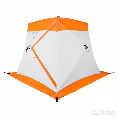 Зимняя палатка для рыбалки Кедр куб-3 трехслойная