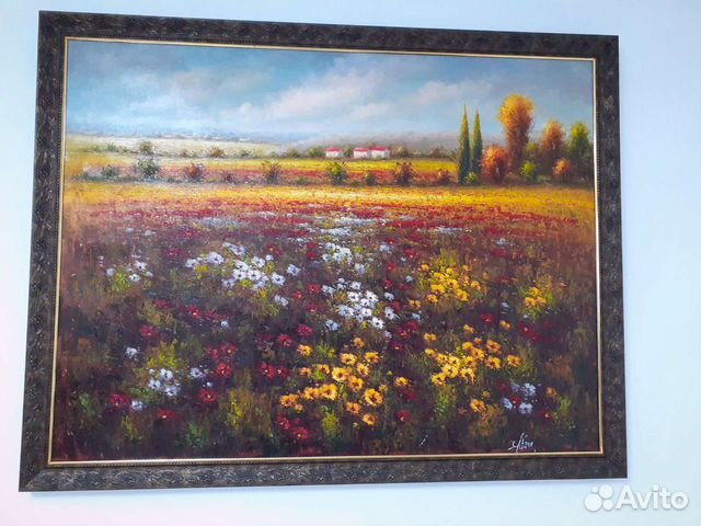 Картина маслом на холсте пейзаж