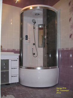 Установка душевых кабин и перегородок в Сочи