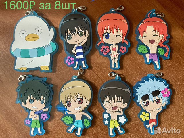 Аниме/манга anime Гинтама Gintama брелки
