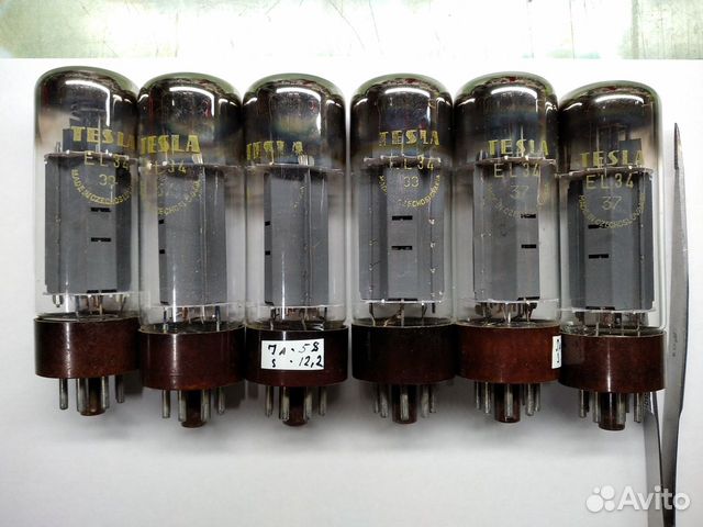 Радиолампа EL34 tesla, и другие лампы