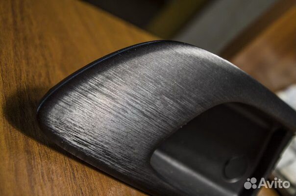 Автовинил шлифованный алюминий черный