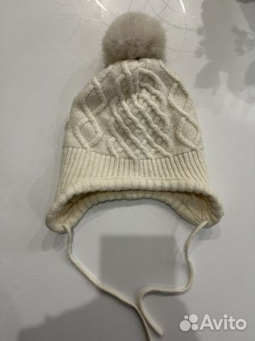 Шапка демисезонная 6-12 месяцев