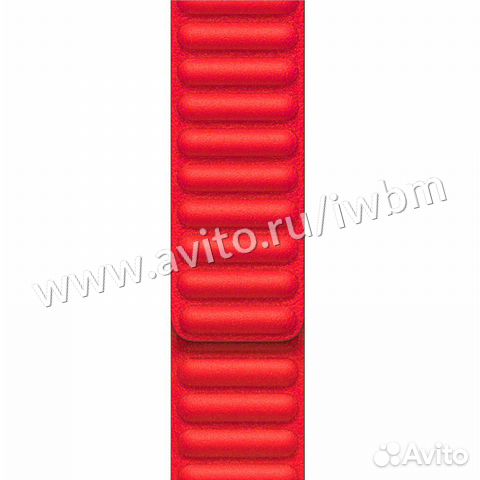 Браслет магнитный 38/40/41 Apple Watch красный
