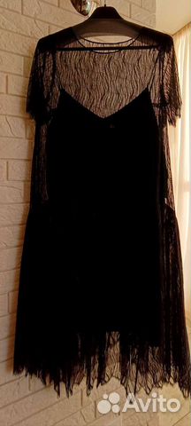 Лакби Платье нарядное чёрное