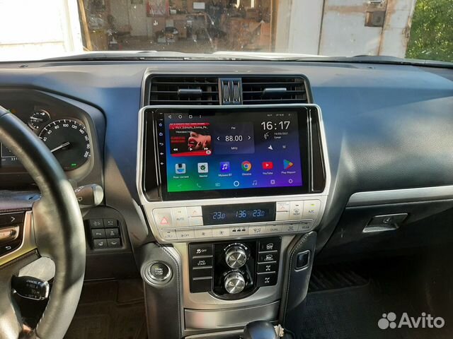 Android магнитола для Toyota Prado 150, есть Teyes