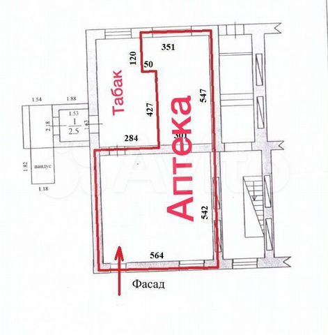 Свободного назначения, 62.8 м²