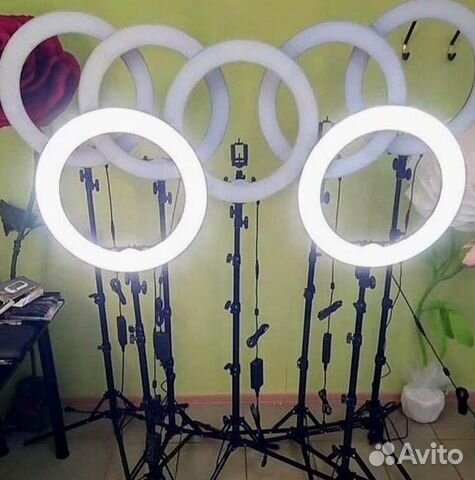 Кольцевая лампа 26, 33, 36, 45, 55см