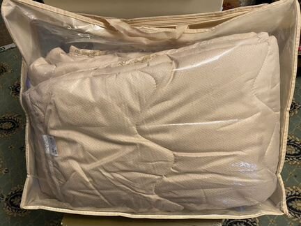 Одеяло 2х-спальное. Овечья шерсть. Новое