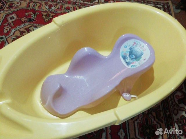 Ванночка для купания с горкой