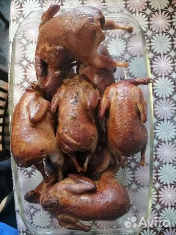 Копченое и свежее мясо перепела, под заказ