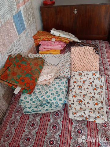 Отрезы и мерный лоскут фланели СССР