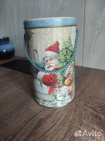 Жестяная банка для хранения