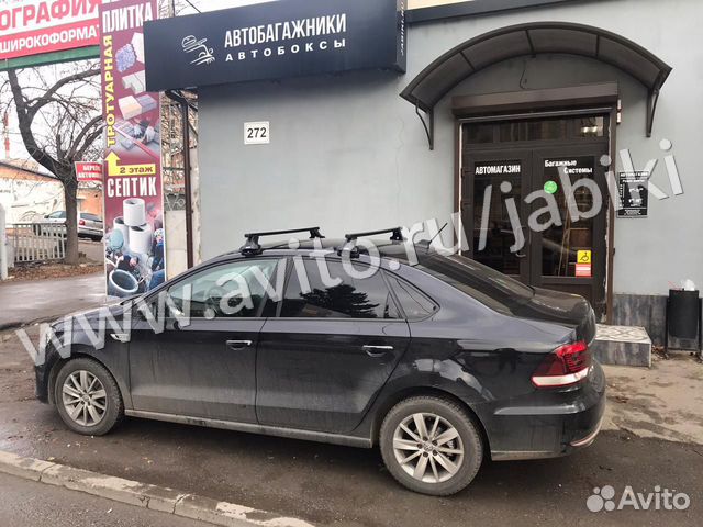 Багажник на крышу Volkswagen Polo + монтаж