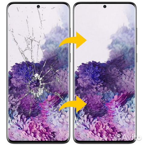 Замена стекла дисплея Samsung