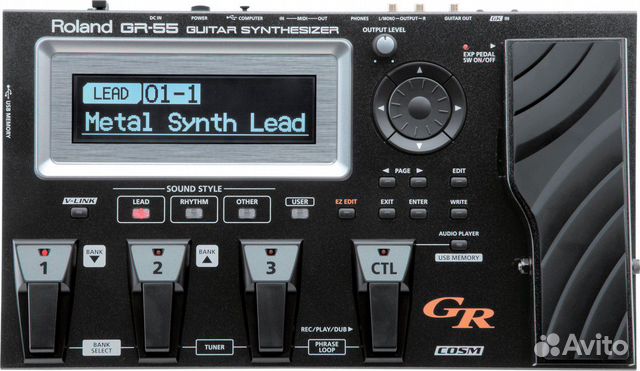 Гитарный процессор эффектов Roland GR-55GK-BK