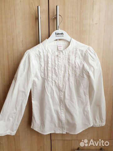 Блузки на девочку р.116