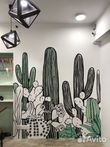 Художественная роспись стен, картины на заказ