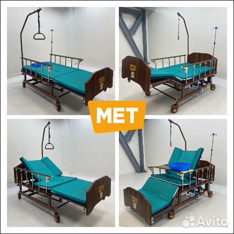 Мet Remeks мед.кровать c переворотом и туалетом