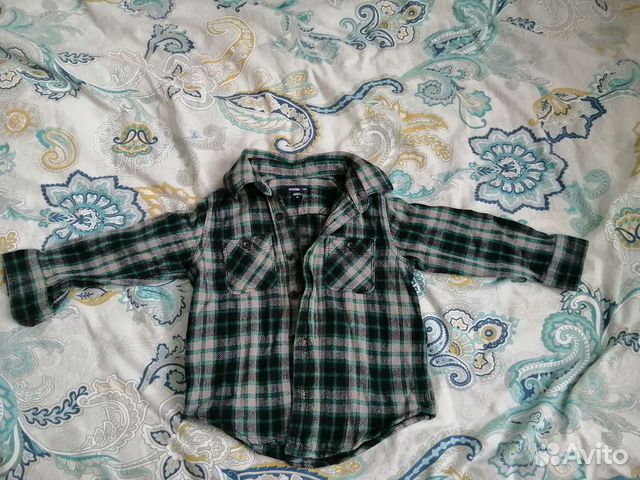 Тёплая рубашка для мальчика